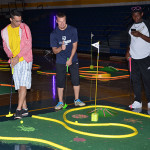 Glow-in-the-dark golf
