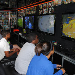 Student activities truck inside