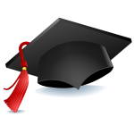 Graduation cap graphic