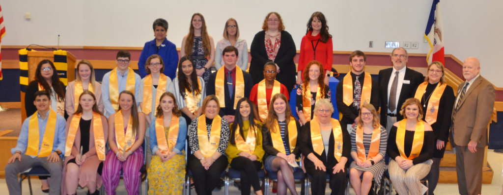 PTK spring inductees