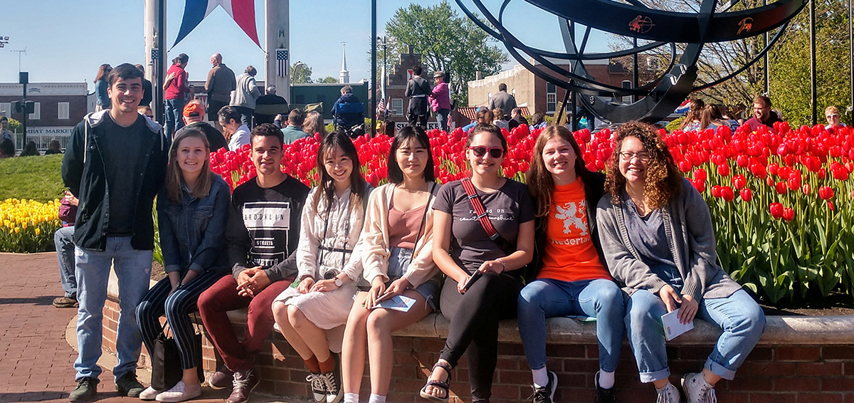 International students in Pella